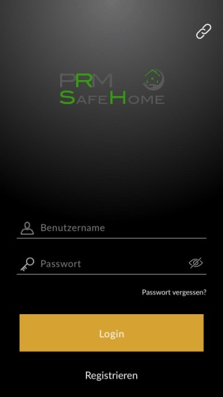 PRM SafeHome App – Steuerung und Live-Ansicht am Smartphone